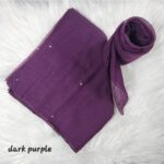 Bawal cotton batu tabur bidang 45 white crystal premium Quality apple green