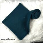 Bawal cotton batu tabur bidang 45 white crystal premium Quality apple green