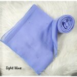 Bawal cotton batu tabur bidang 45 white crystal premium Quality apple green