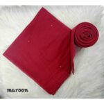 Bawal cotton batu tabur bidang 45 white crystal premium Quality apple green
