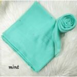 Bawal cotton batu tabur bidang 45 white crystal premium Quality apple green