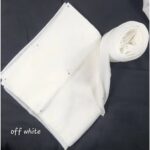 Bawal cotton batu tabur bidang 45 white crystal premium Quality apple green