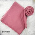 Bawal cotton batu tabur bidang 45 white crystal premium Quality apple green