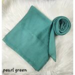 Bawal cotton batu tabur bidang 45 white crystal premium Quality apple green