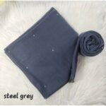Bawal cotton batu tabur bidang 45 white crystal premium Quality apple green