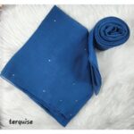 Bawal cotton batu tabur bidang 45 white crystal premium Quality apple green
