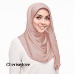 Shwal bubble satin 1.8 metter premium Quality Vanila White