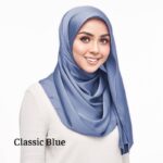 Shwal bubble satin 1.8 metter premium Quality Vanila White