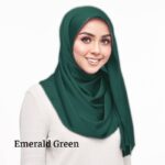 Shwal bubble satin 1.8 metter premium Quality Vanila White