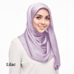 Shwal bubble satin 1.8 metter premium Quality Vanila White
