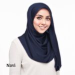 Shwal bubble satin 1.8 metter premium Quality Vanila White