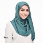 Shwal bubble satin 1.8 metter premium Quality Vanila White