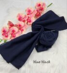 Tudung Bawal Cotton Bidang baby blue