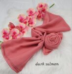 Tudung Bawal Cotton Bidang baby blue