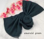 Tudung Bawal Cotton Bidang baby blue