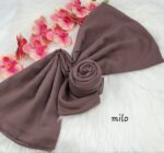 Tudung Bawal Cotton Bidang baby blue