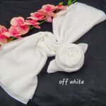 Tudung Bawal Cotton Bidang baby blue