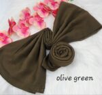 Tudung Bawal Cotton Bidang baby blue