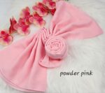 Tudung Bawal Cotton Bidang baby blue