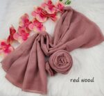 Tudung Bawal Cotton Bidang baby blue