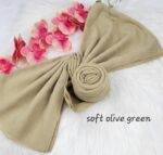 Tudung Bawal Cotton Bidang baby blue