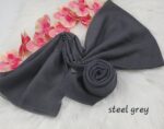 Tudung Bawal Cotton Bidang baby blue